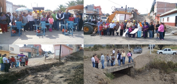 Entregan apoyos, obra e inician pavimentación