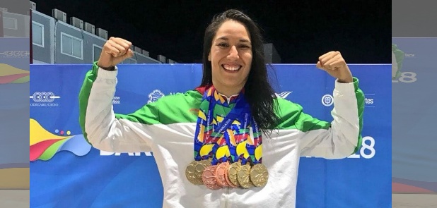 Máxima medallista en Barranquilla