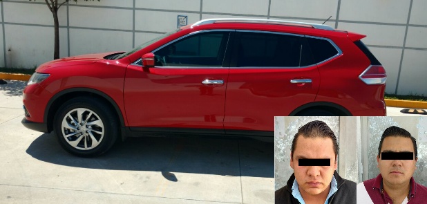 Dos detenidos con vehículo robado