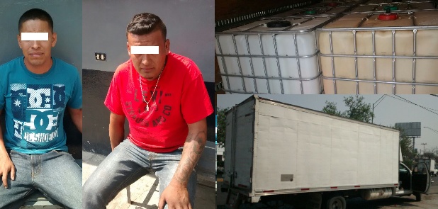 Recuperan trailer robado y detienen a dos