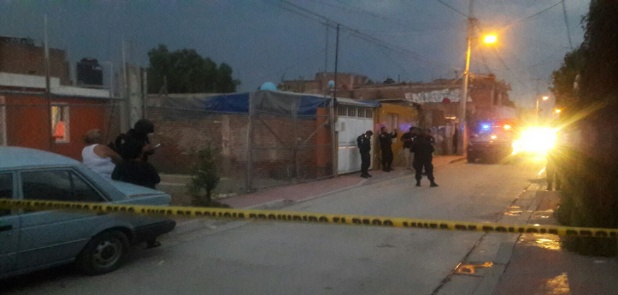 Lanzaron granada de fragmentación en vivienda