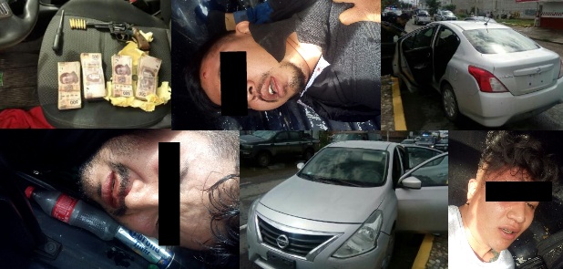 Tres detenidos tras robar 171 mil