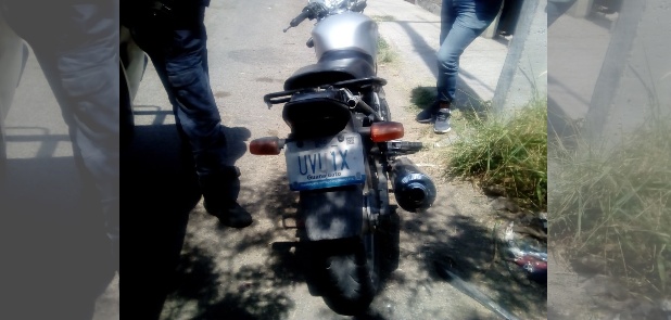 Recuperan moto en la San Antonio