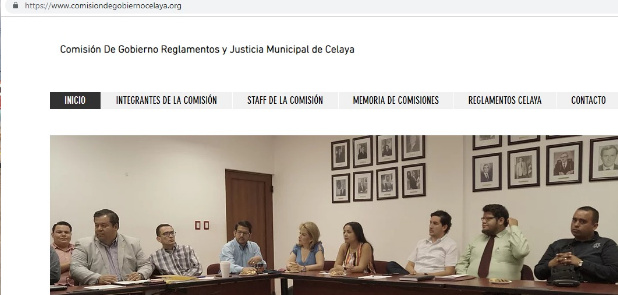 Comisión de Gobierno crea página web