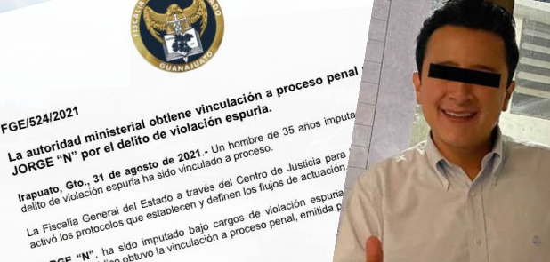 Panista vinculado a proceso por violación