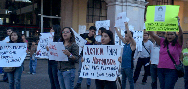 Justicia para los normalistas, no más represión