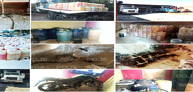 Autoridades aseguran hidrocarburo robado y autos