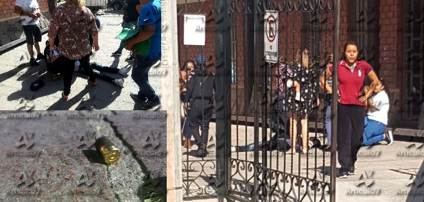 Matan a dos afuera de templo
